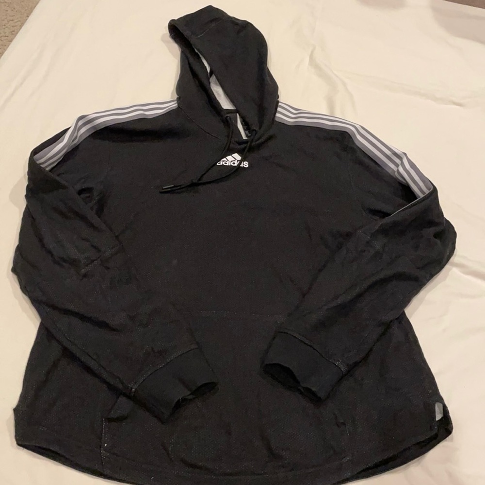 Adidas hoodie dark grey/black